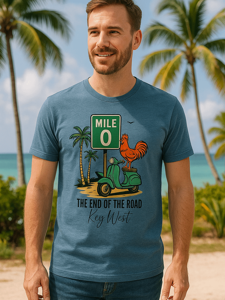 Mile Marker 0 - End of the Road Key West FLA Ultra-Soft Tee product image (1)