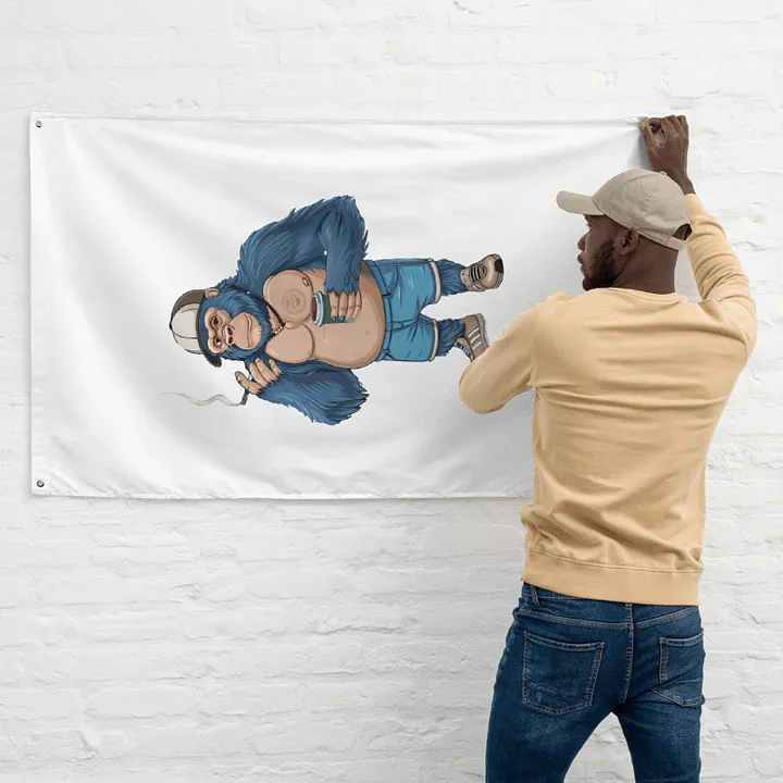 Blue Gorilla Flag product image (2)