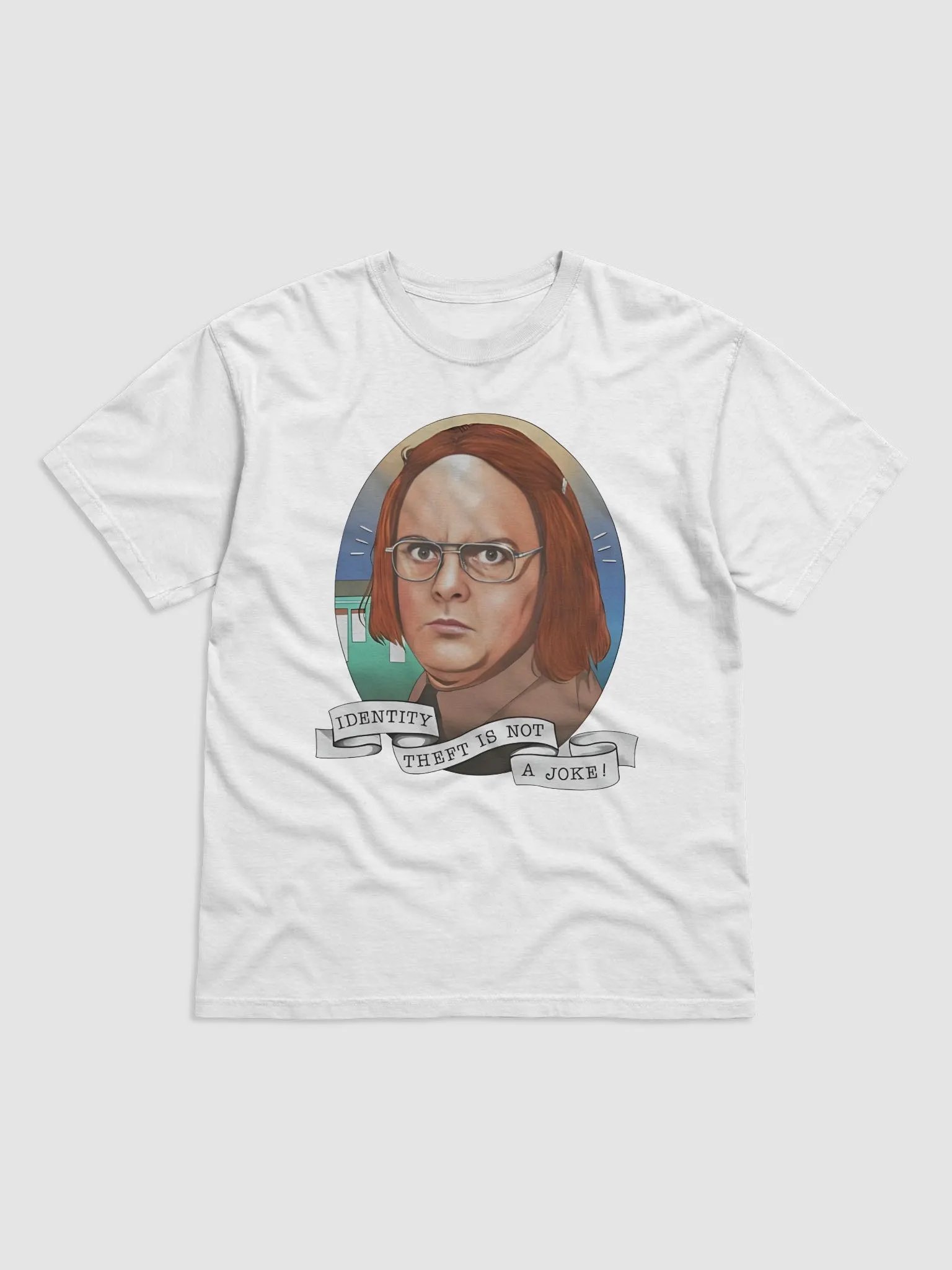 Rainn Wilson Identity Theft Is Not A Joke Shirt product image (2)