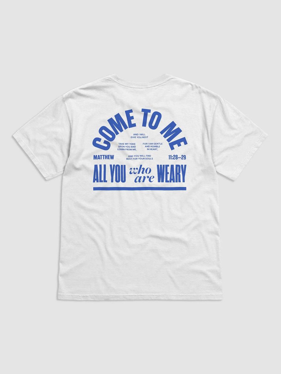 The Easy Yoke Tee | Matthew 11:28-29 product image (2)