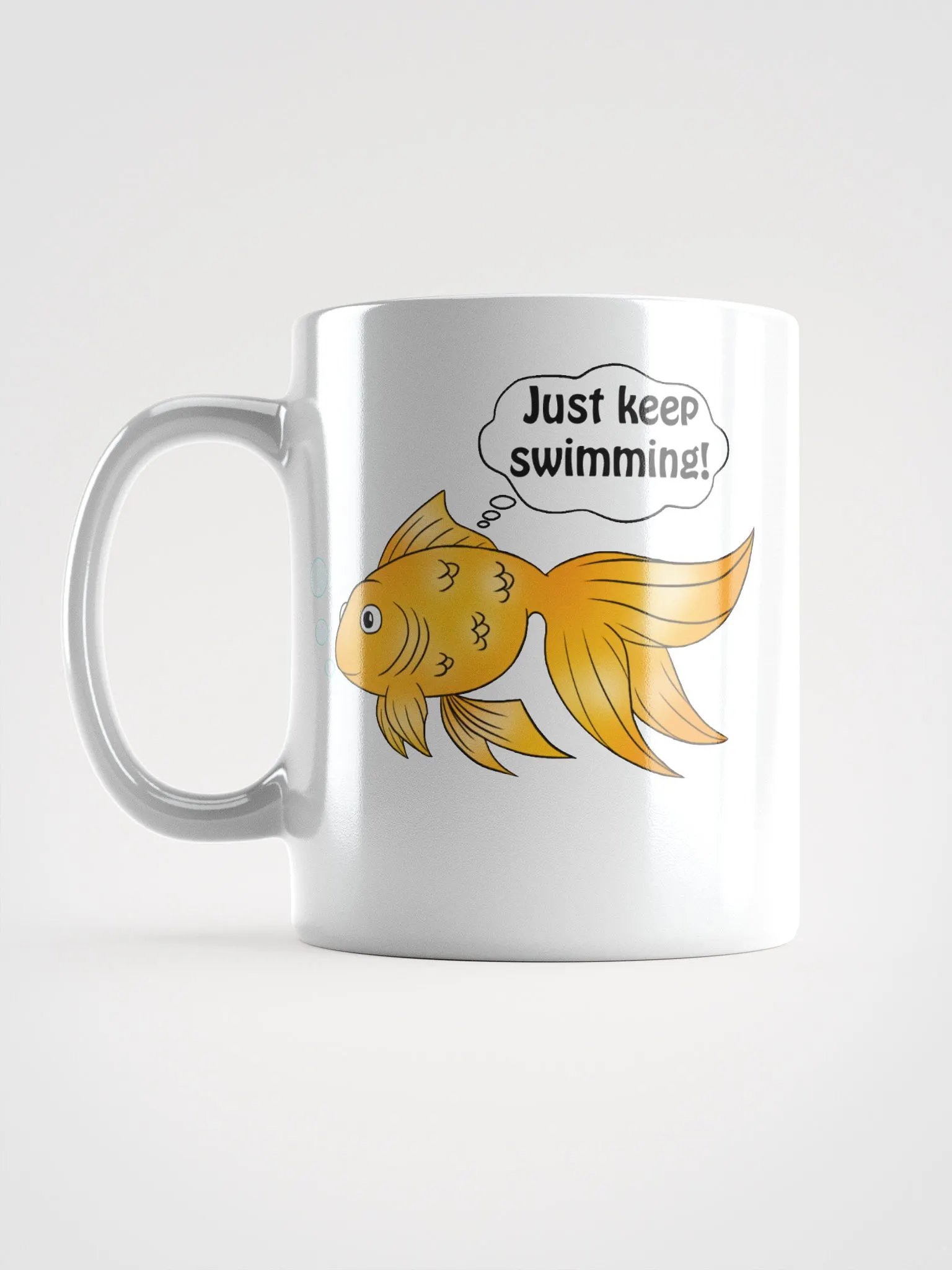 Goldfish White Glossy Mug product image (4)