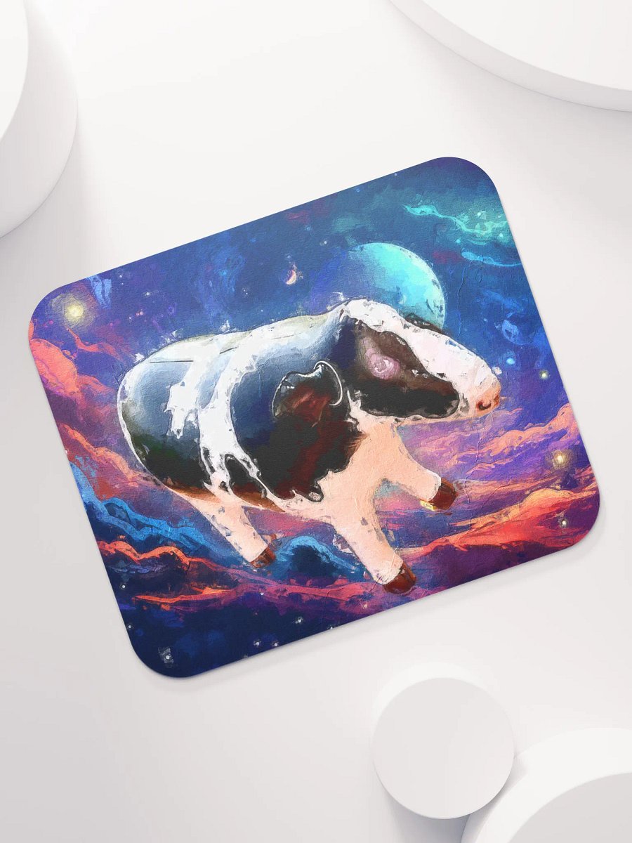 U.F.C. (Unidentified Flying Cow) Mouse Pad product image (7)