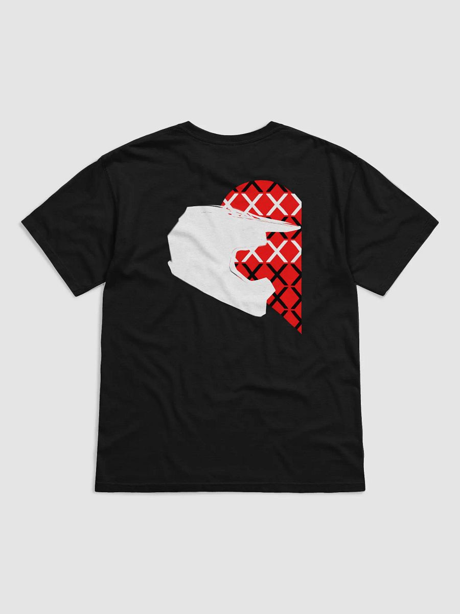 Valentine Matching Off-Road Helmet Heart Shirt (White-Left) product image (1)