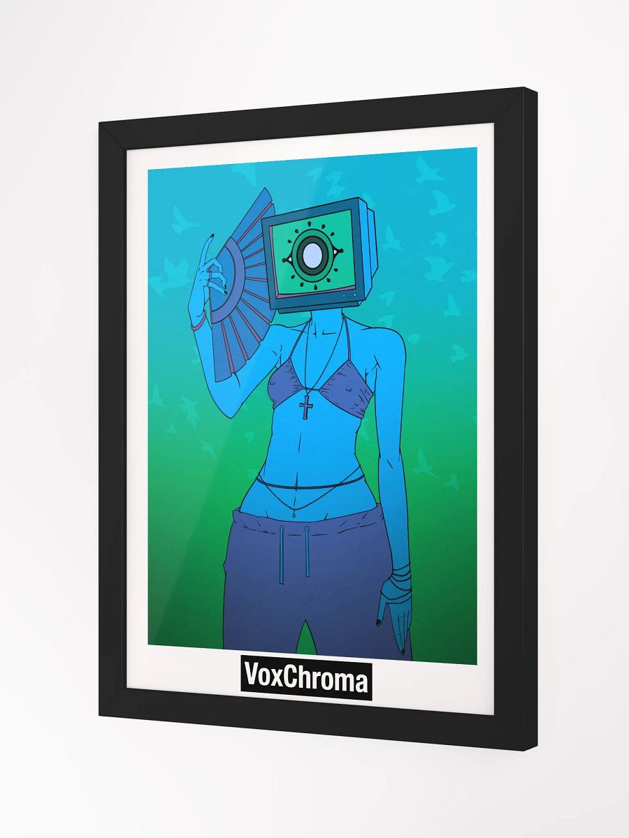 Framed Poster - Head In The Clouds (Blue) product image (3)