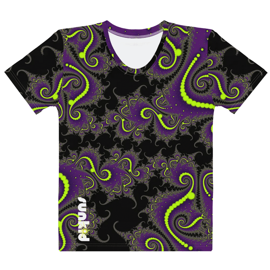 Fractal women's T-shirt - Acid Nights product image (5)