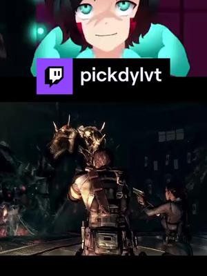 Chris with rocket launcher really just a wizard with fireball #re5 #meme #vtuber #smallstreamer @toastyawoona