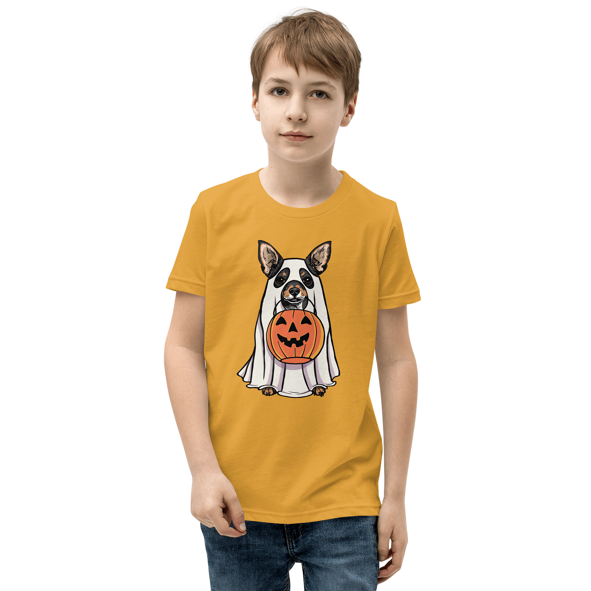 Halloween Chihuahua(Black & Tan) Youth T-Shirt product image (1)