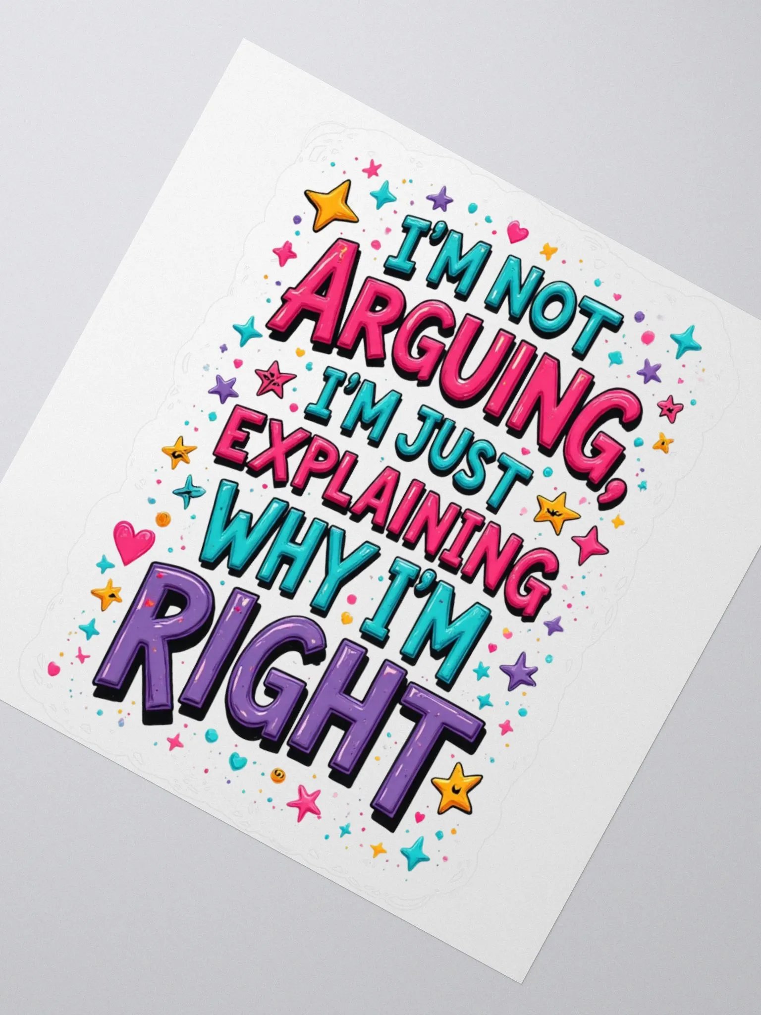 Righteous Explanation Kiss Cut Stickers product image (4)