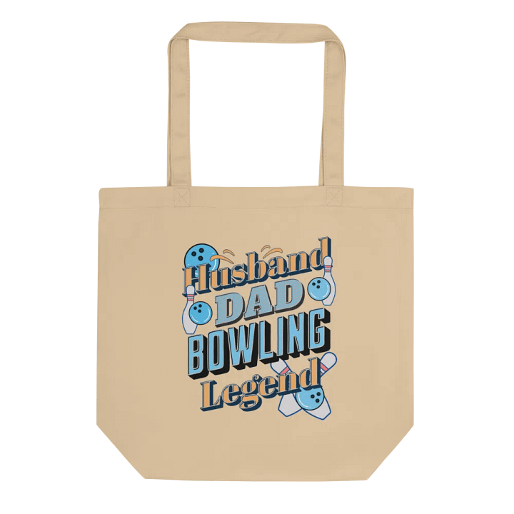 Husband Dad Bowling Legend Tote Bag product image (1)