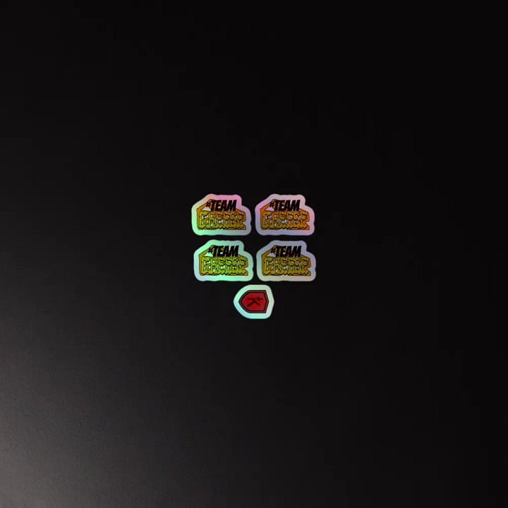 Four Team Cheese Blend Holographic Sticker Set product image (4)
