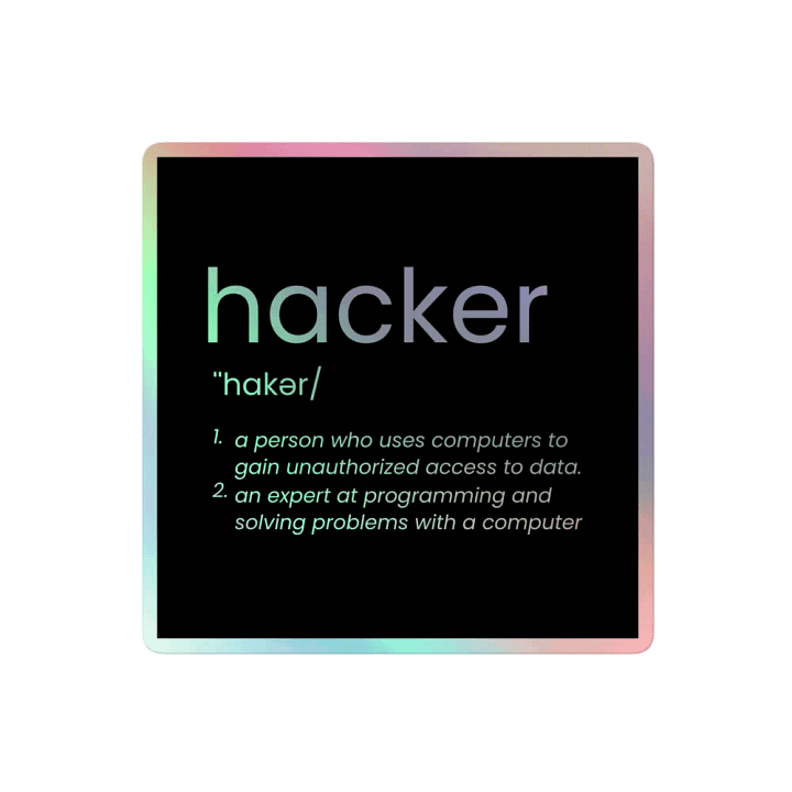 Hackers Sticker product image (2)