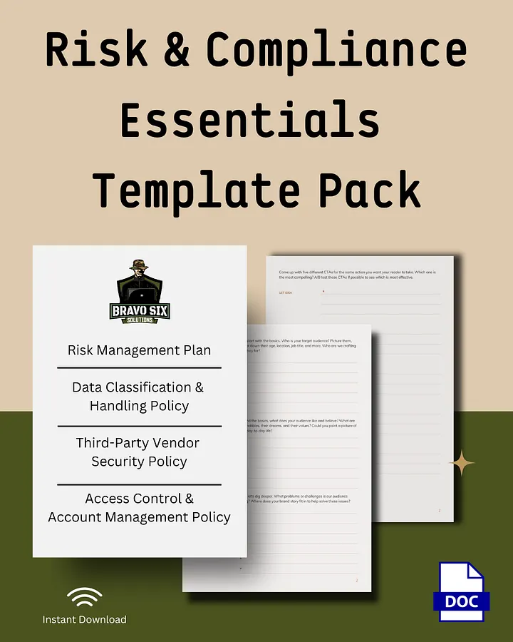 Risk & Compliance Essentials Pack product image (1)