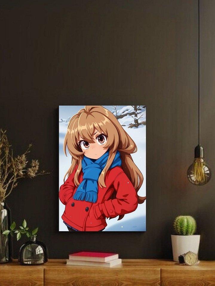Toradora Taiga Winter Snow Tsundere – Glossy 8x10 Metal Print product image (2)