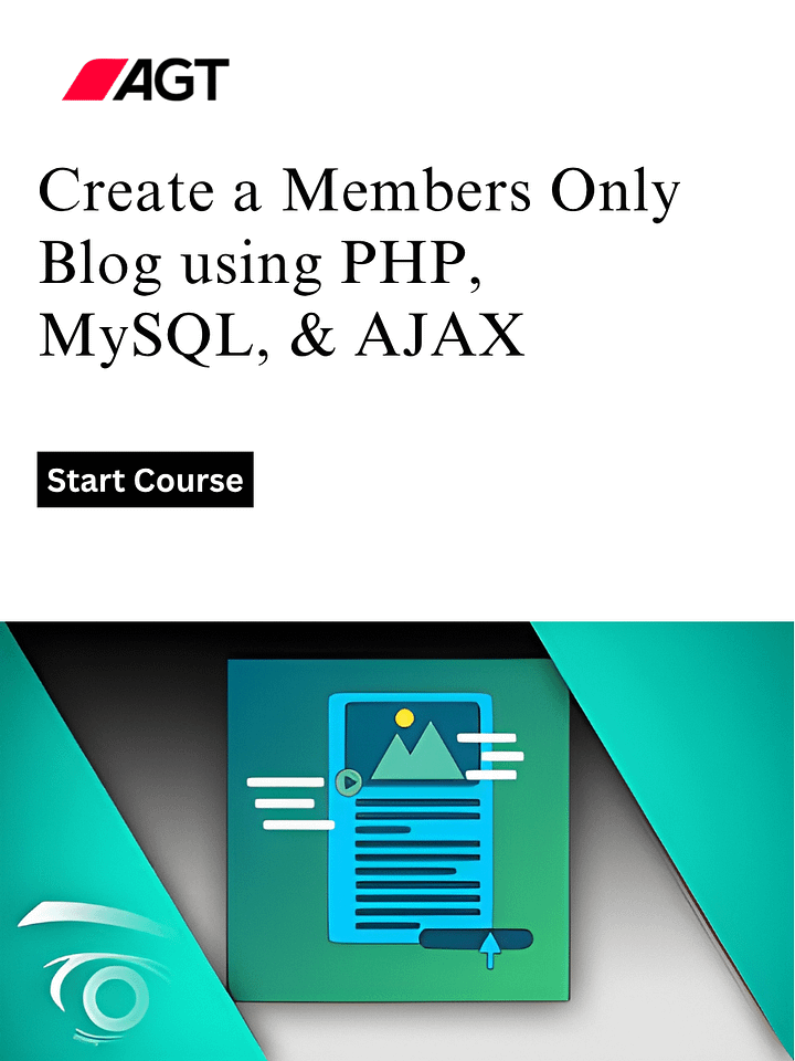 Create a Members Only Blog using PHP, MySQL, & AJAX product image (1)