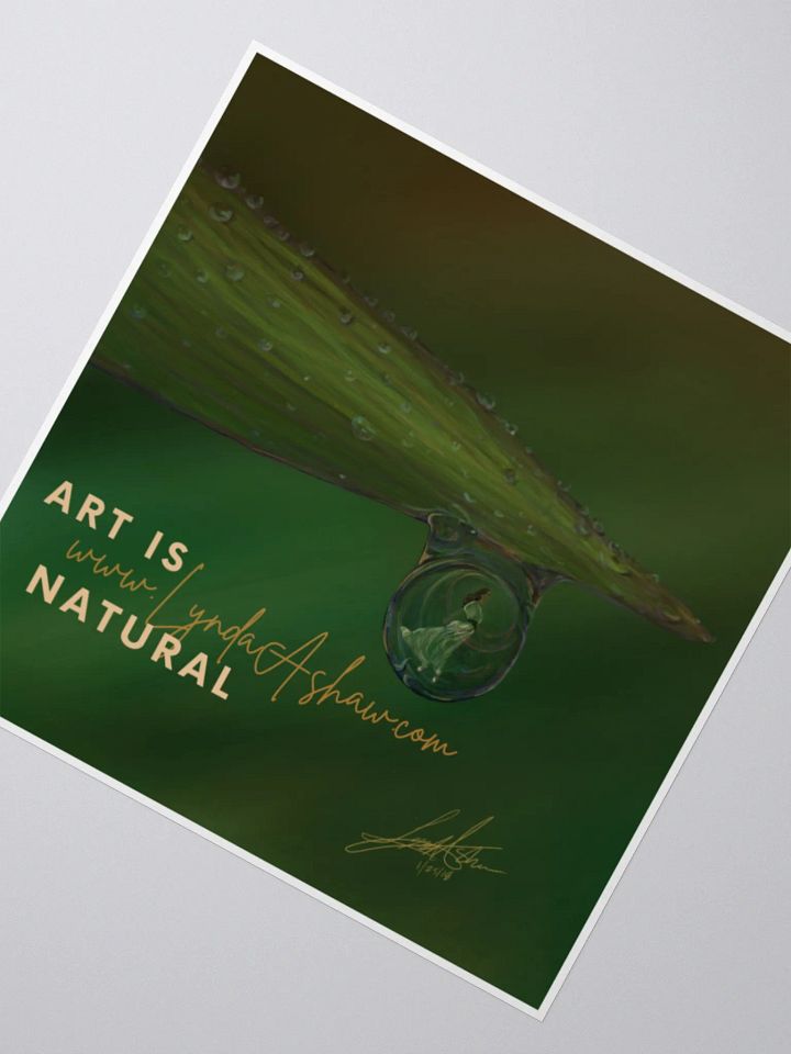 Art is Natural Sticker product image (3)