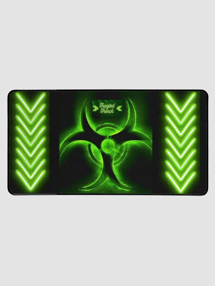 Neon Biohazard Desk Mat product image (1)