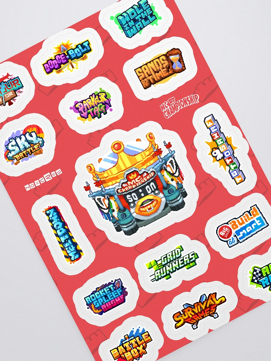 MC Championship Game Logos Sticker Sheet product image (2)