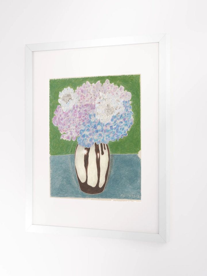 hydrangeas print framed product image (10)