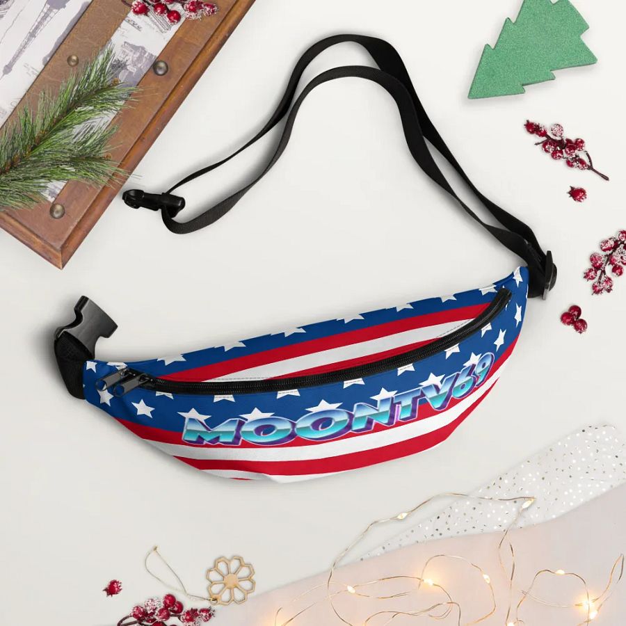MOONTV69 AMERICAN FLAG FANNY PACK product image (12)