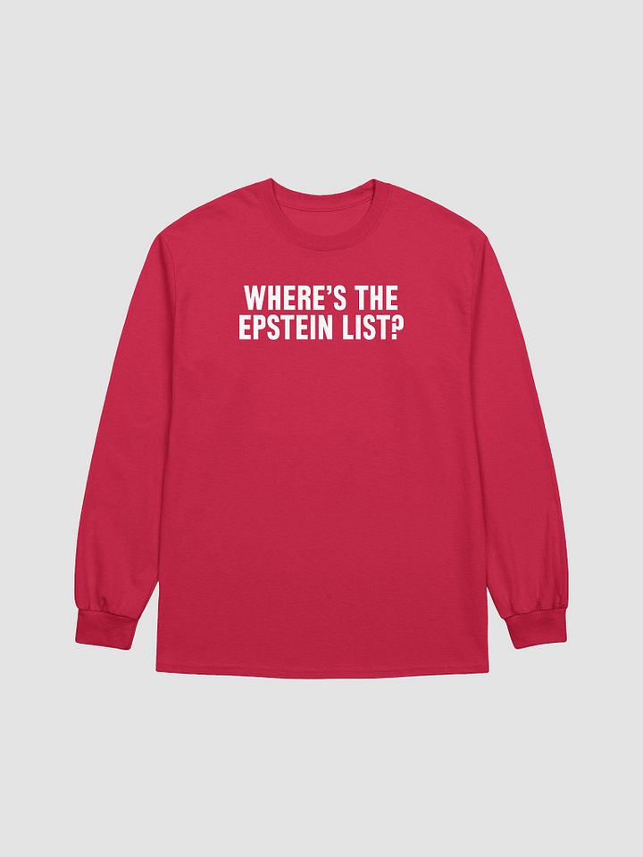 Where's the Epstein List? product image (1)