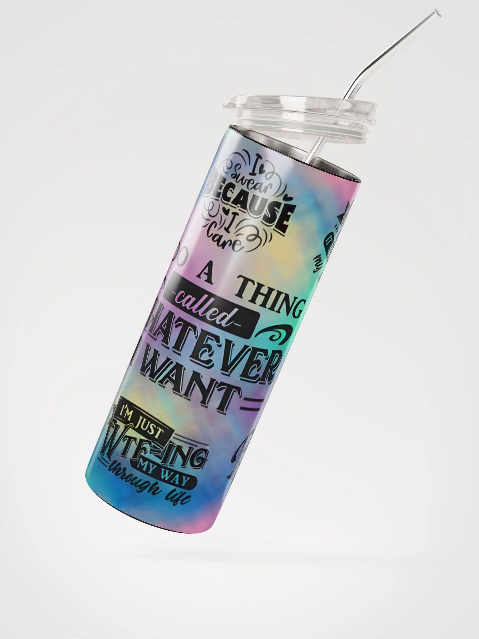 Rebellious Quotes Stainless Steel Tumbler product image (2)