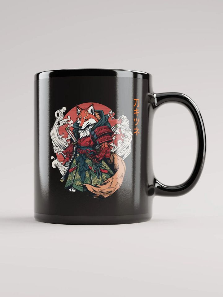 Red Fox Samurai Japanese Kitsune Art Vintage style product image (1)