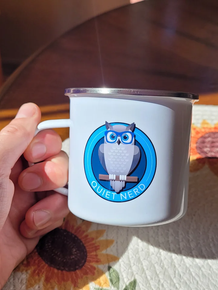 Quiet Nerd Camping Mug product image (2)