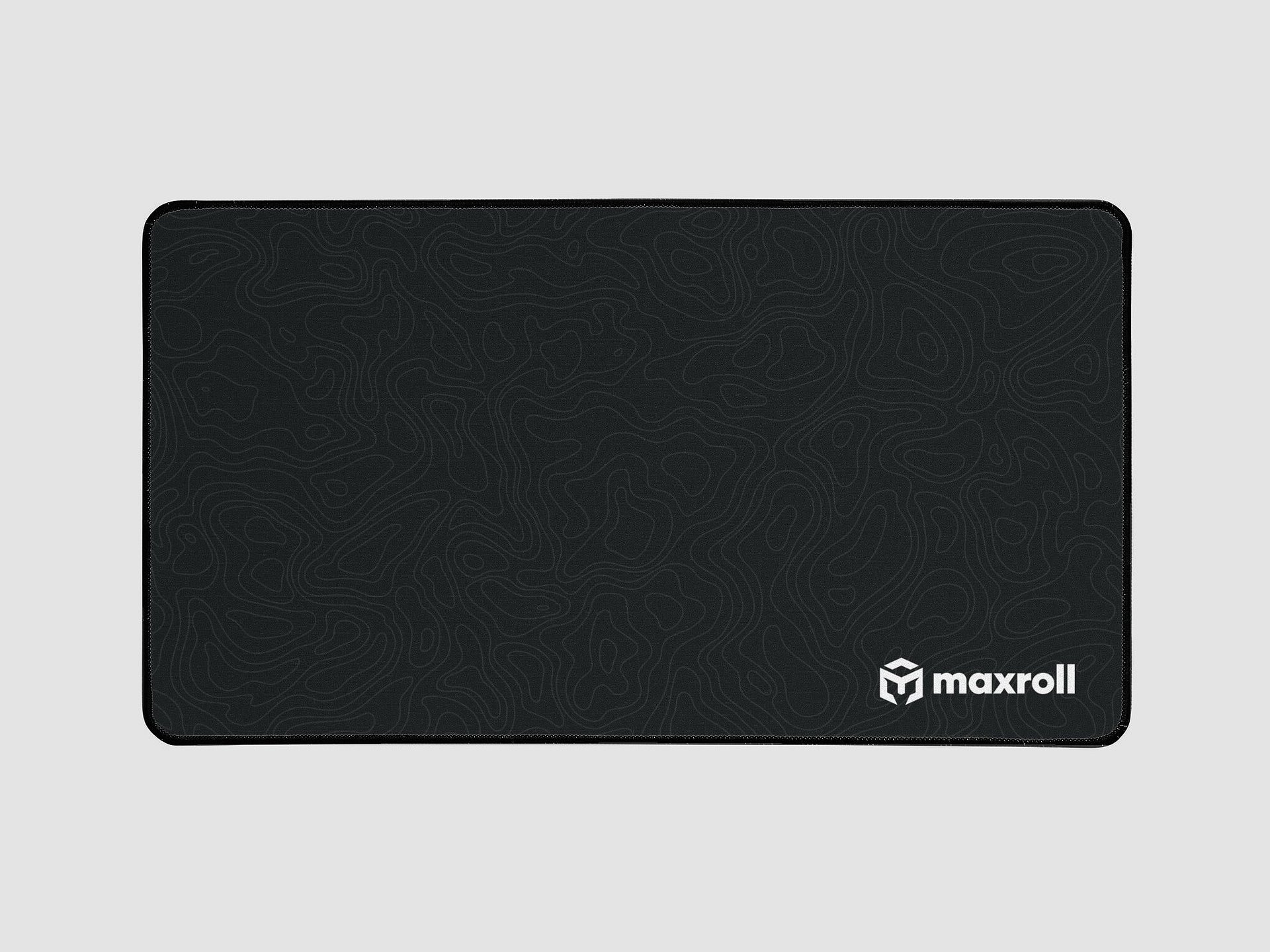 Maxroll Gaming Mat (White Logo, 12