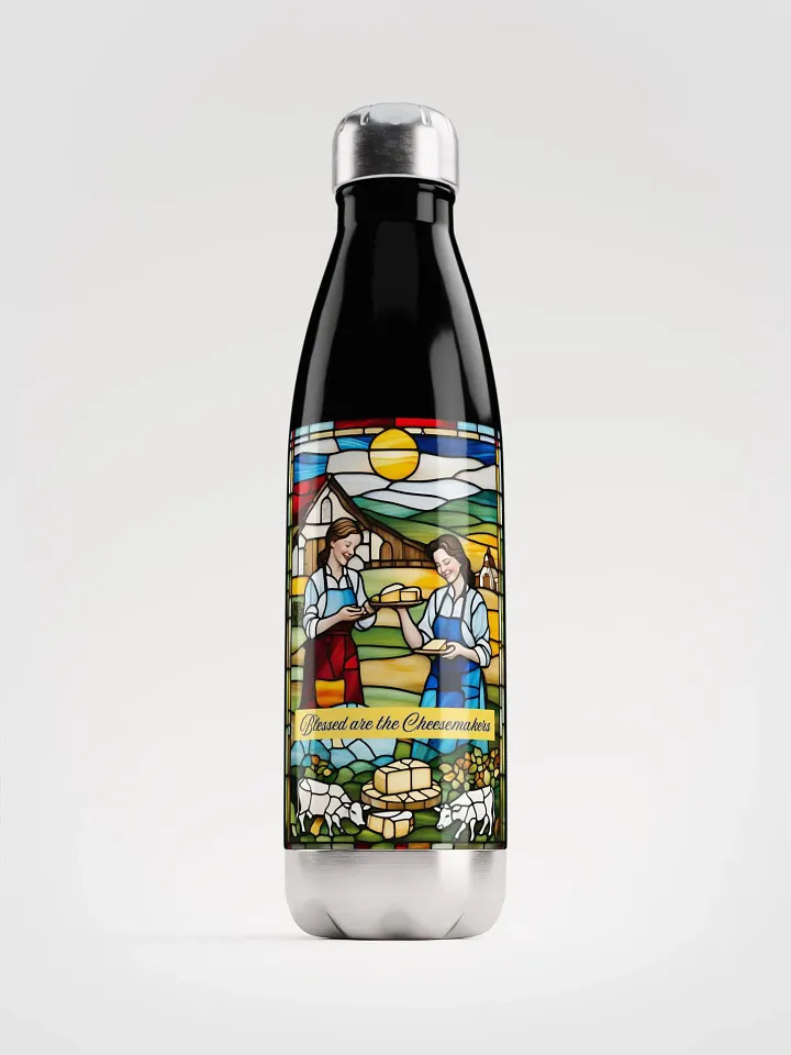 Blessed are the Cheesemakers 17oz Stainless Steel Water Bottle #04 product image (2)