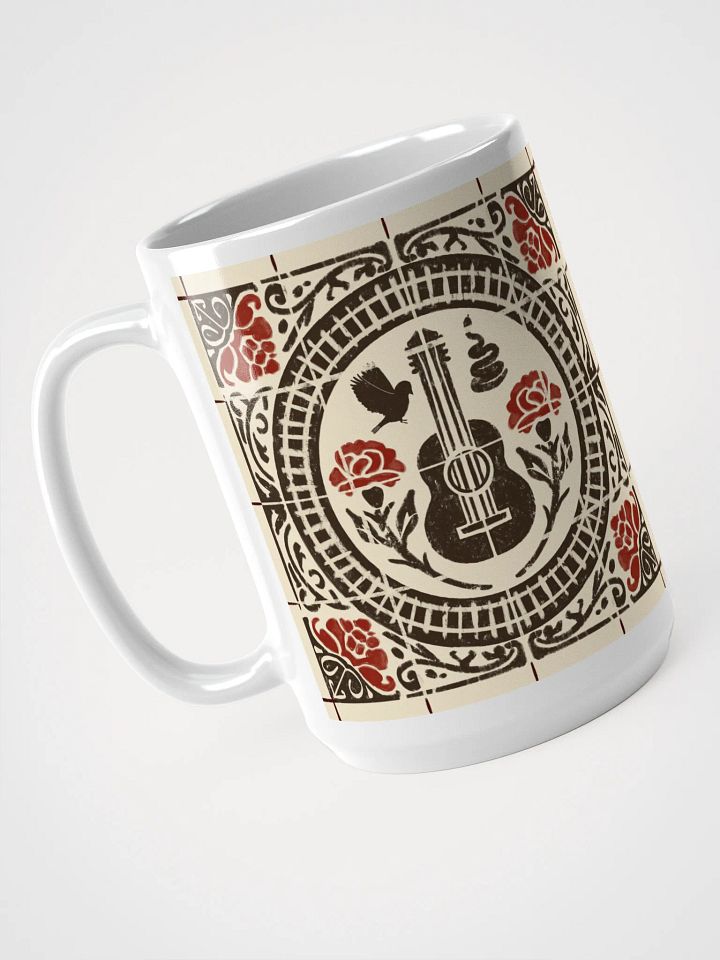 Hadestown Spanish Tile Mug – White Glossy Broadway Mythology Gift Mug product image (1)