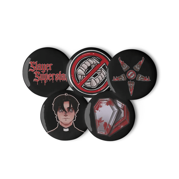 Slayer Superstar Badges product image (2)