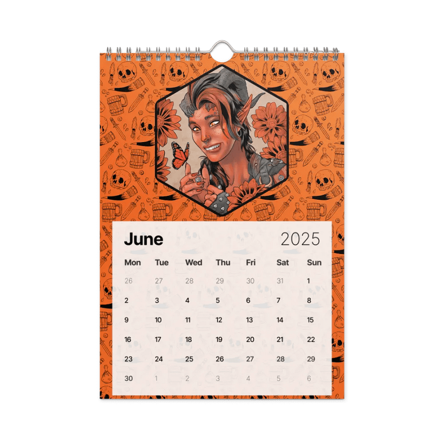 BG3 2025 Calendar - rainbow product image (8)