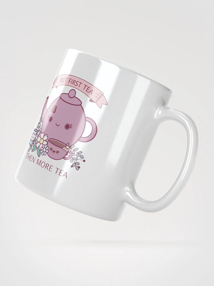 But First Tea Retro Kawaii Coffee Mug product image (2)
