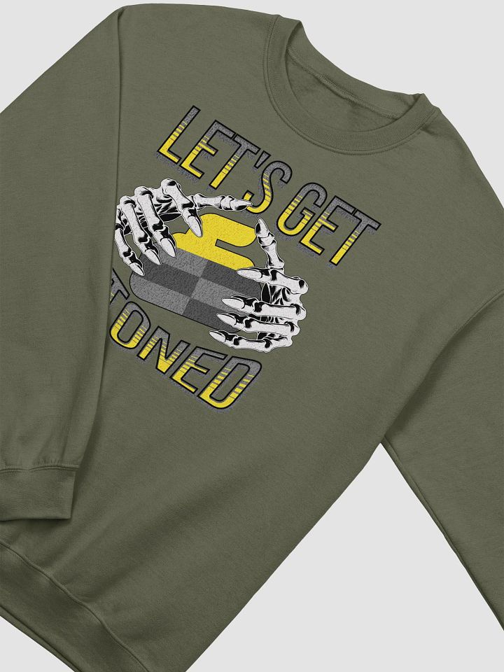 Lets Get Stoned Curling Stylish Skeleton Crewneck product image (10)