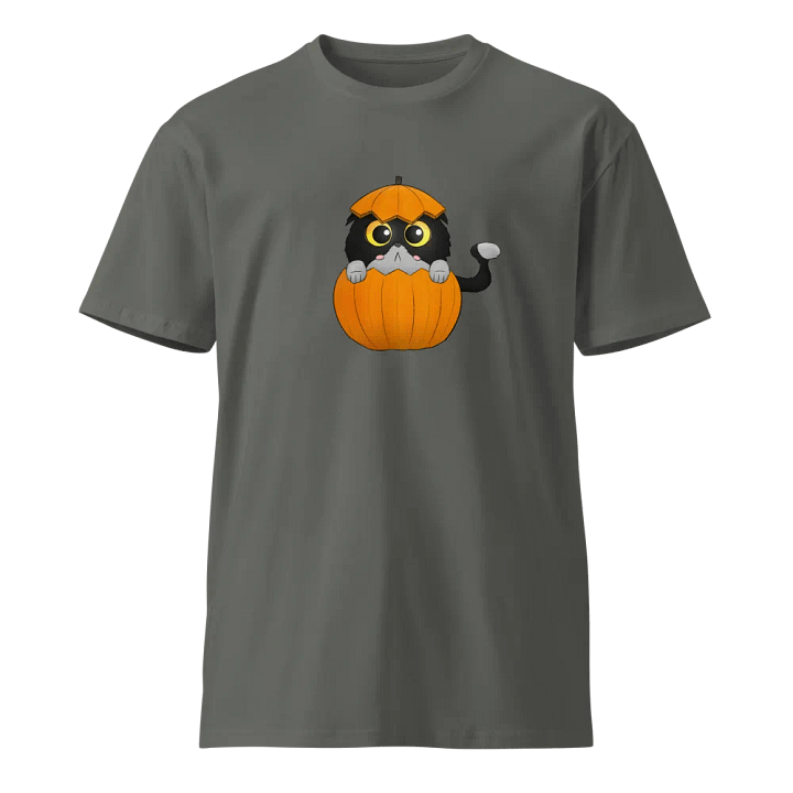 Pumpkin cat T-shirt product image (1)