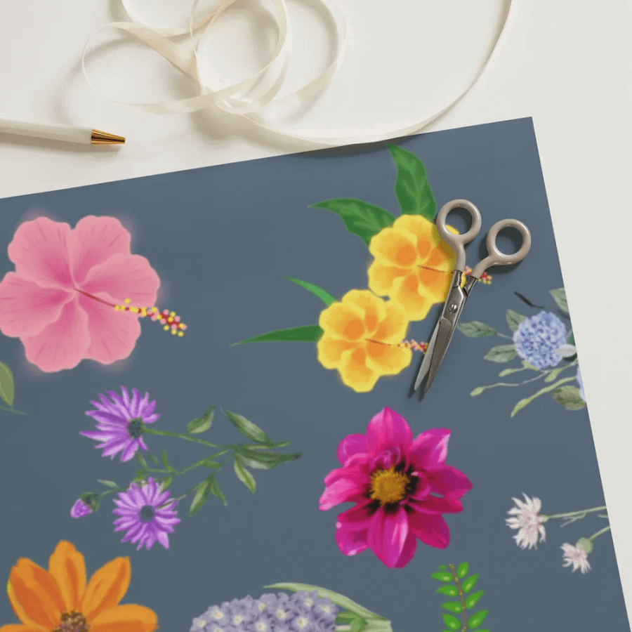 English Botanicals Wrapping Paper product image (11)