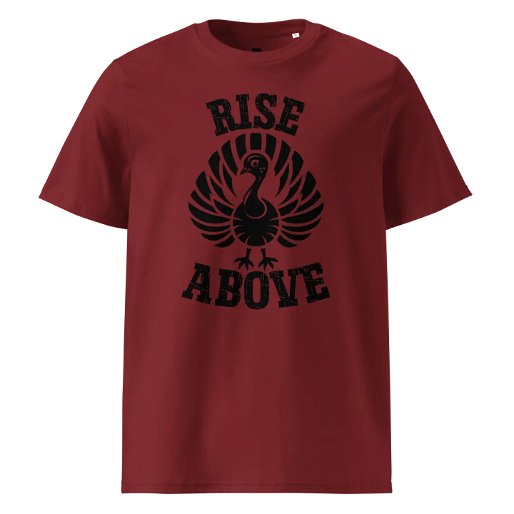 RISE ABOVE ORGANIC T-SHIRT product image (1)