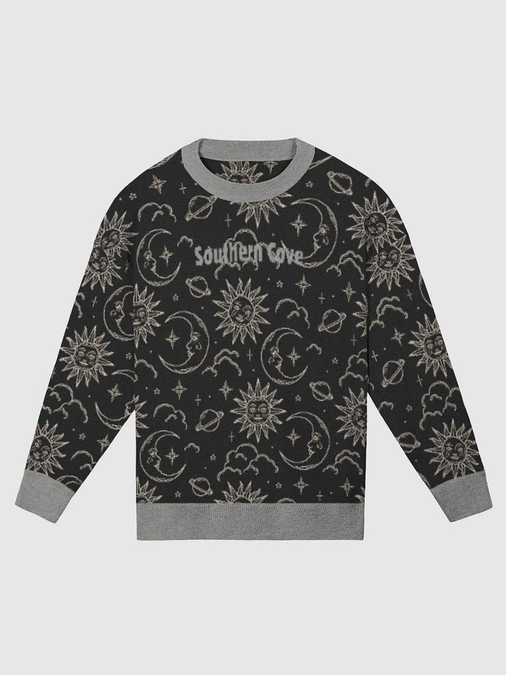 Black Southern Cove Sun & Moon Knit Wear Sweater product image (1)