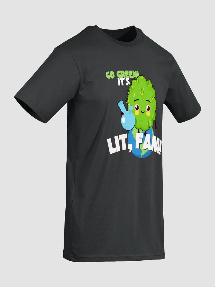 Lit Green Plant Bong Tee product image (8)