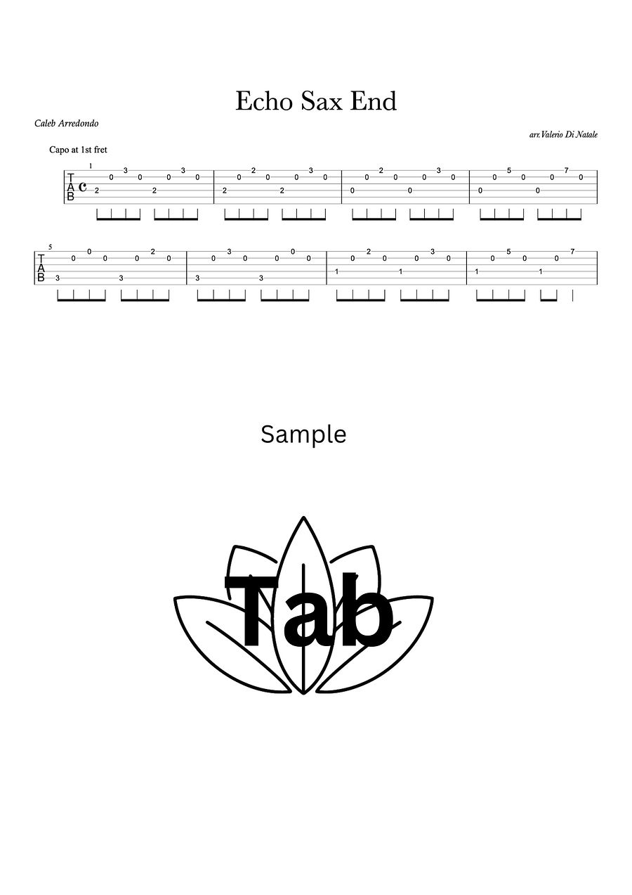 Echo Sax End by Caleb Arredondo product image (3)