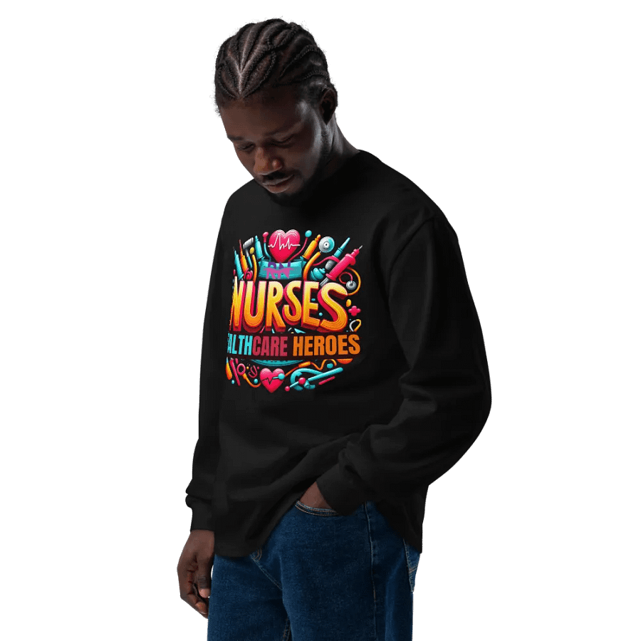 Nurse Appreciation Graphic Long Sleeve Shirt product image (12)