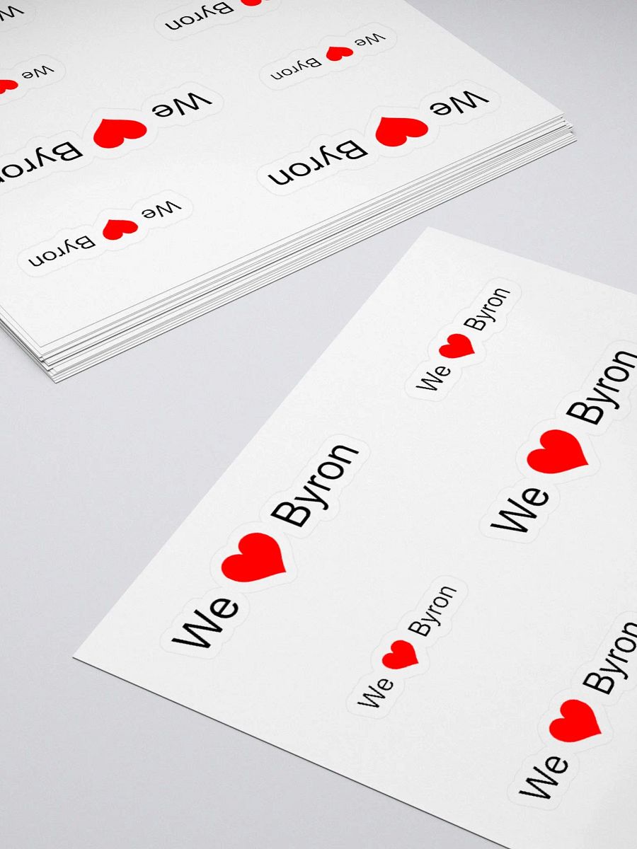 We <3 Byron Stickers product image (4)