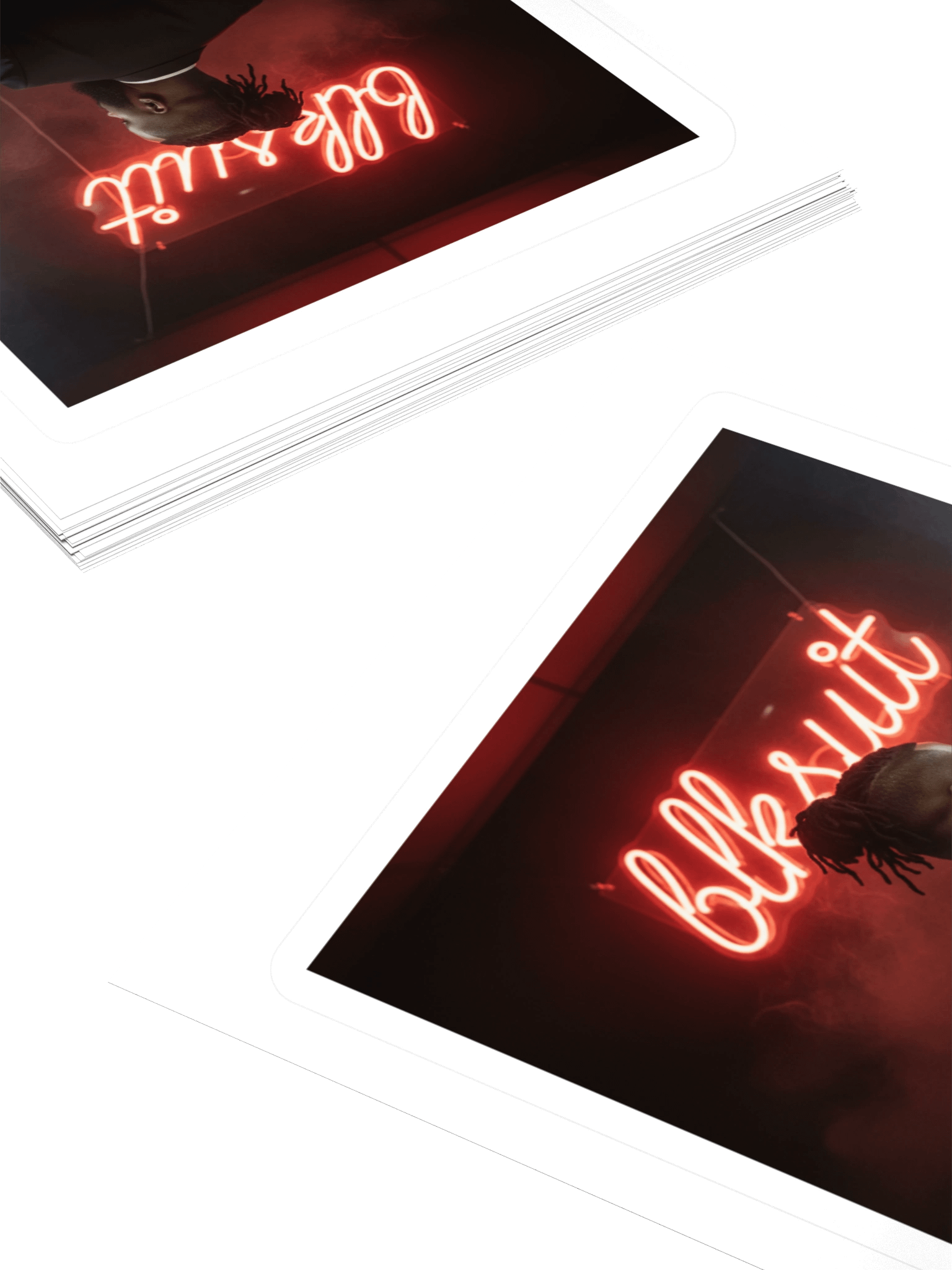 Blksuit "Neon Nites" Kiss Cut Stickers product image (4)