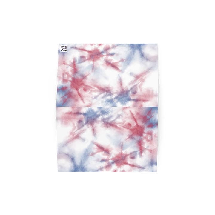 Rhapsody in Red and Blue Greeting Card product image (4)