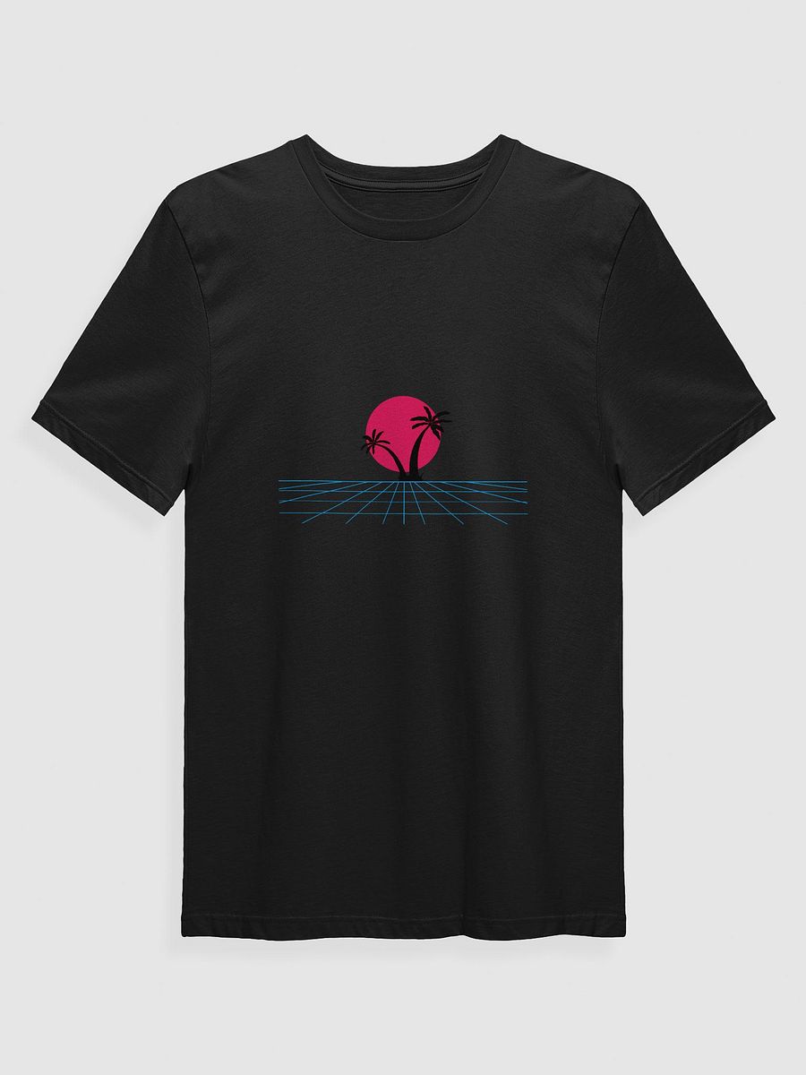 Retro-Futuristic Sunset Silhouette T-Shirt product image (1)