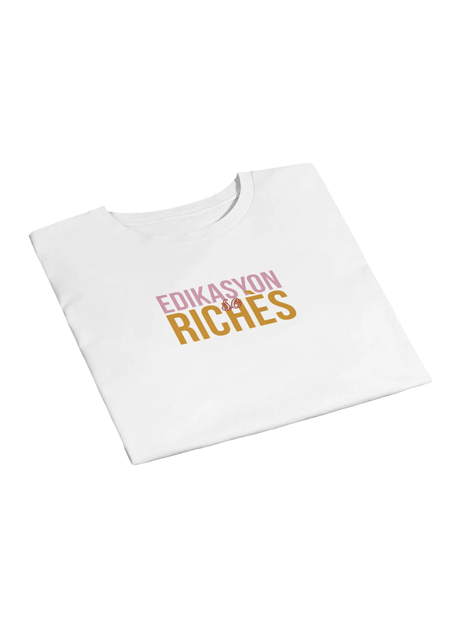 Edikasyon se Richès Women's Premium Crop Top – Smart. Bold. Unapologetic. product image (15)