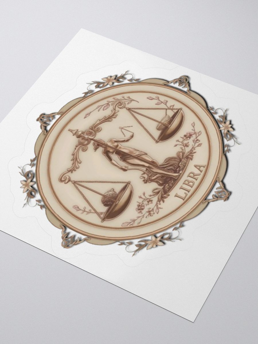 Libra Vintage Kiss-Cut Sticker product image (8)