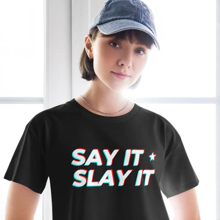 SAY IT SLAY IT Crop Top product image (8)