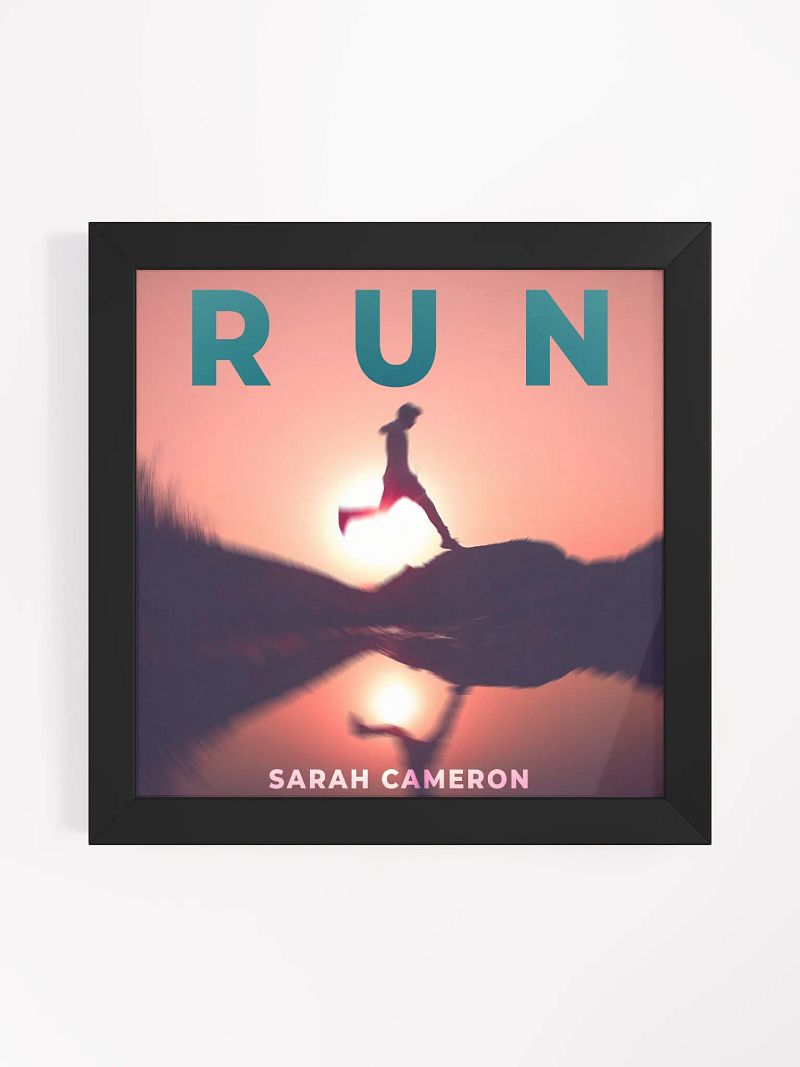 Run Framed Poster