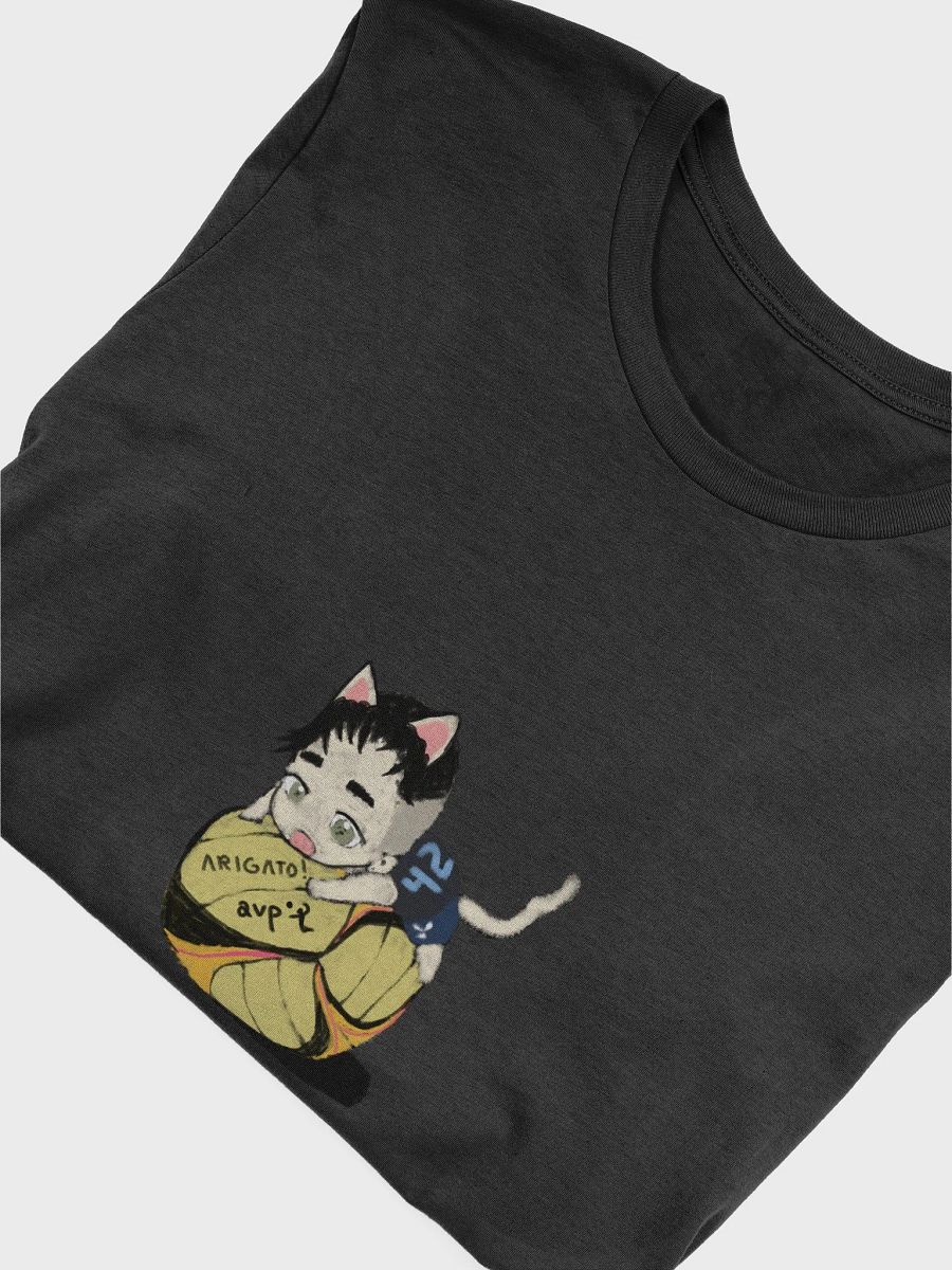 Arigato Volleyball Cat T Shirt product image (6)